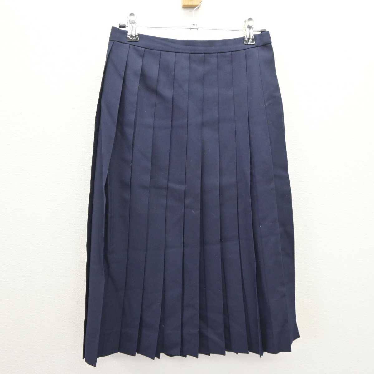 【中古】広島県 尾道市立久保中学校 女子制服 3点 (セーラー服・スカート) sf065548