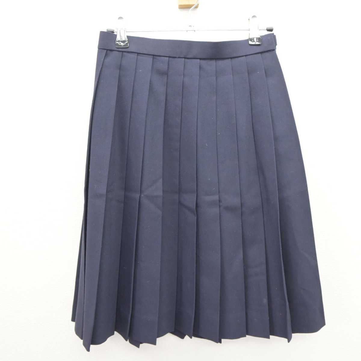 【中古】広島県 尾道市立久保中学校 女子制服 3点 (セーラー服・スカート) sf065549