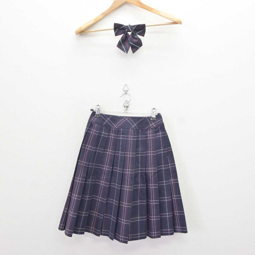 【中古】東京都 東海大学菅生高等学校中等部 女子制服 2点 (スカート) sf065564