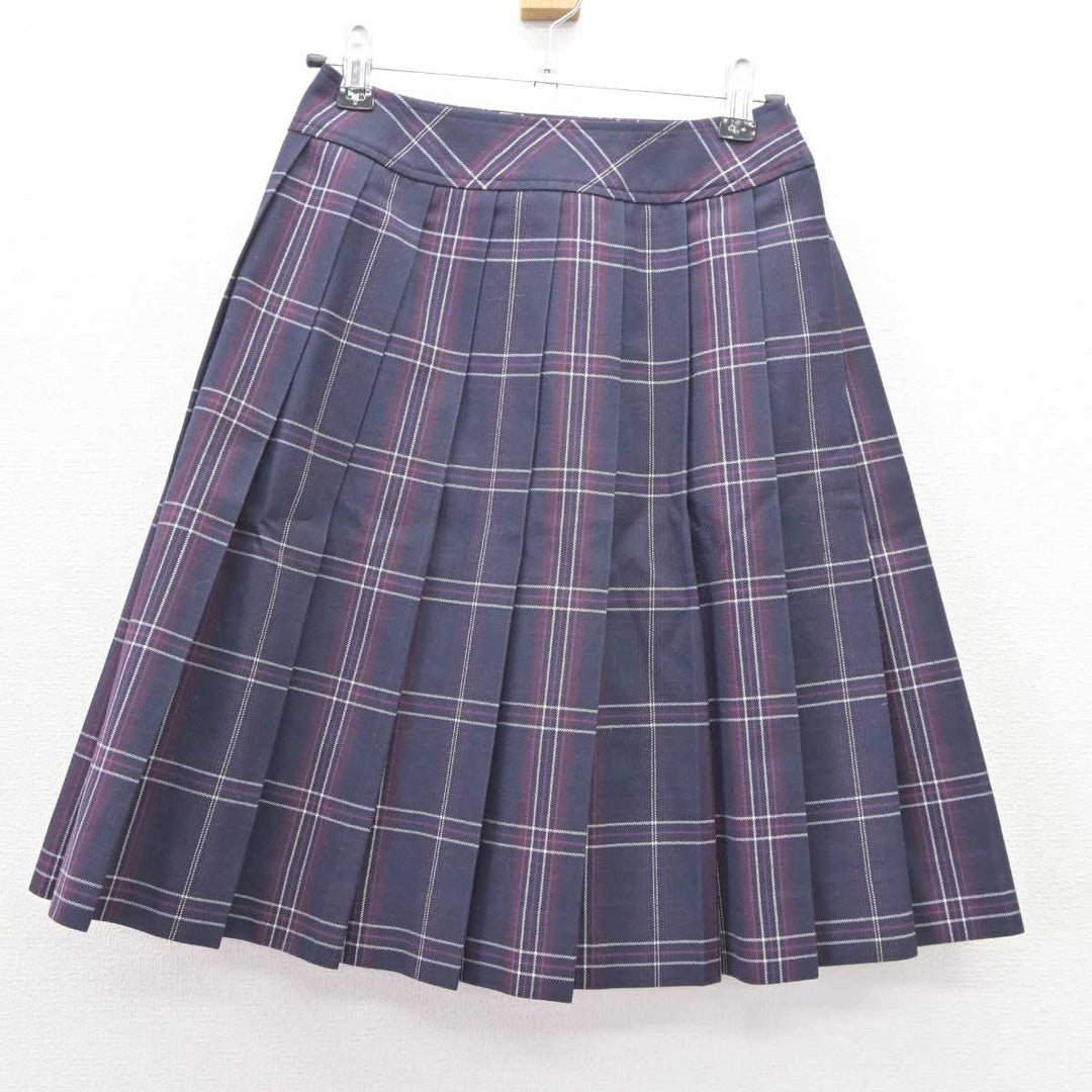 【中古】東京都 東海大学菅生高等学校中等部 女子制服 2点 (スカート) sf065564