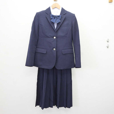 【中古】青森県 八戸市立三条中学校 女子制服 4点 (ブレザー・シャツ・スカート) sf065567