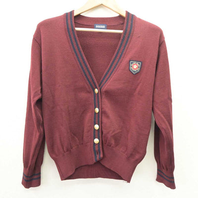 【中古】岡山県 就実高等学校 女子制服 2点 (ニット・ニット) sf065569