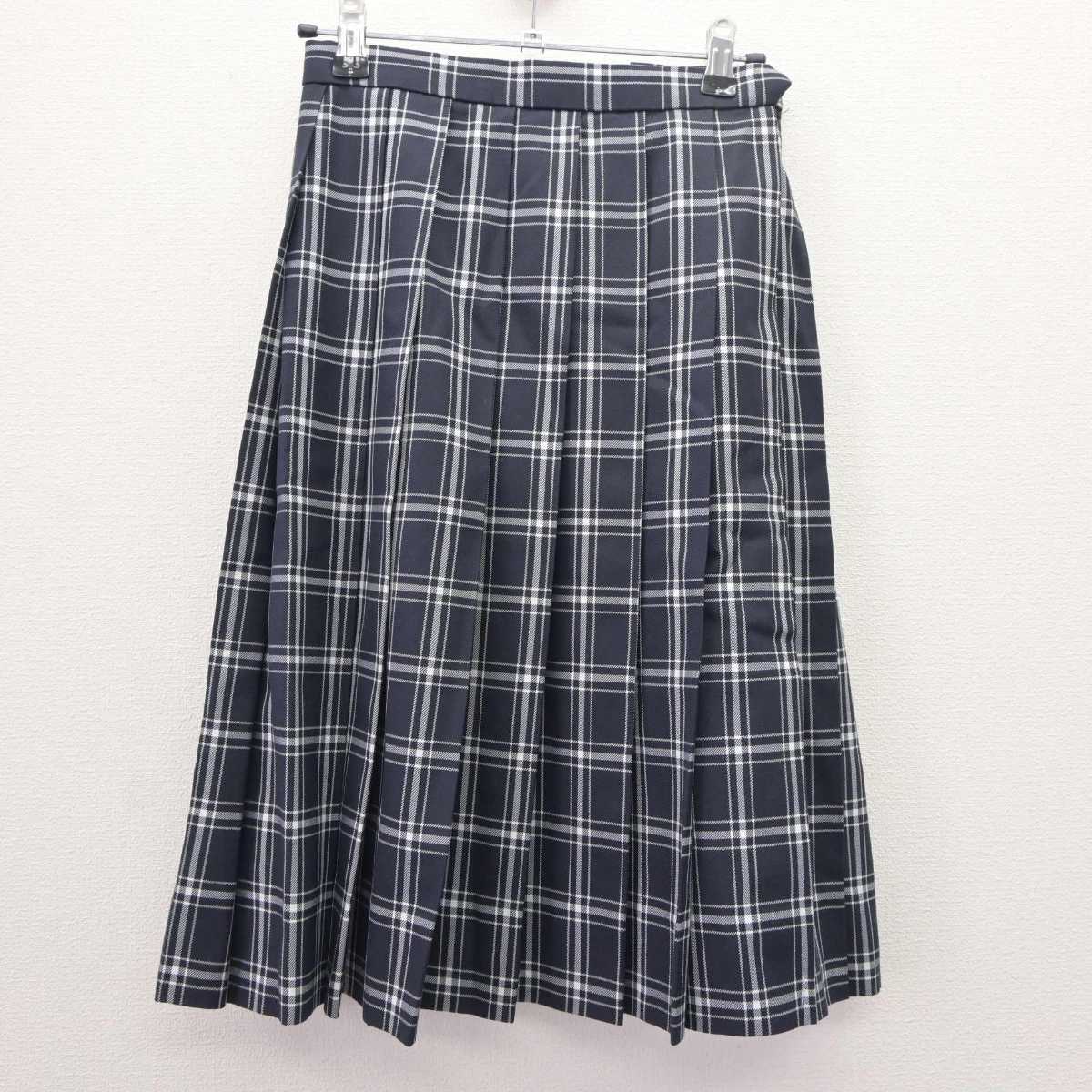 【中古】鹿児島県 学校法人出水学園出水中央高等学校 女子制服 5点 (ブレザー・ベスト・シャツ・スカート) sf065570