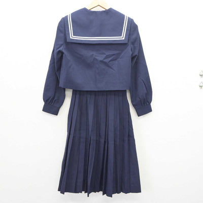 【中古】愛知県 北名古屋市立天神中学校 女子制服 2点 (セーラー服・スカート) sf065574