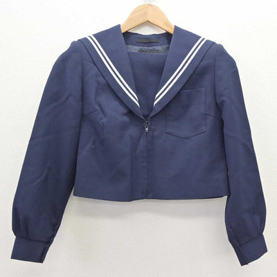 【中古】愛知県 北名古屋市立天神中学校 女子制服 2点 (セーラー服・スカート) sf065574