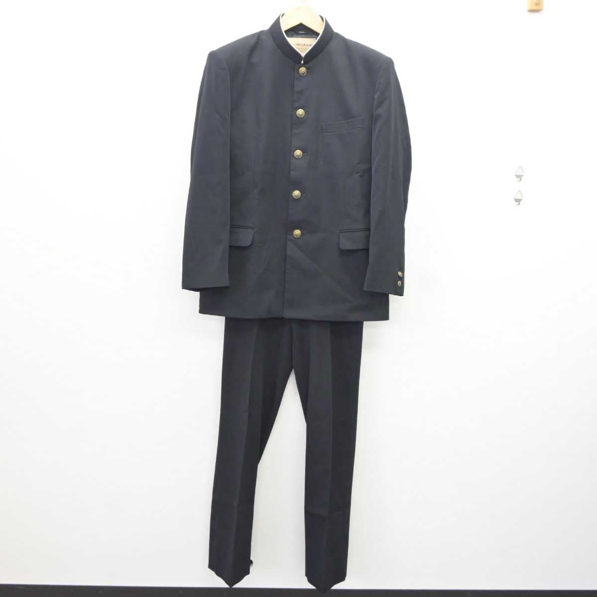 【中古】愛知県 北名古屋市立天神中学校 男子制服 3点 (学ラン・ズボン) sf065575