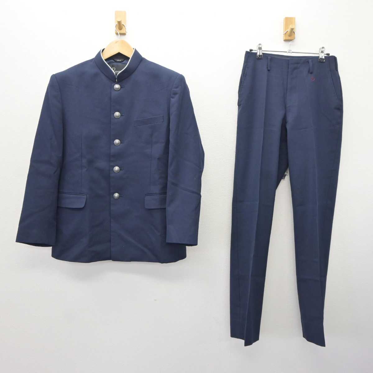 【中古】愛知県 一宮南高等学校 男子制服 3点 (学ラン・ズボン) sf065576