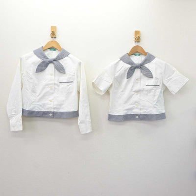 【中古】岐阜県 岐阜聖徳学園大学附属中学校 女子制服 2点 (ブラウス) sf065581