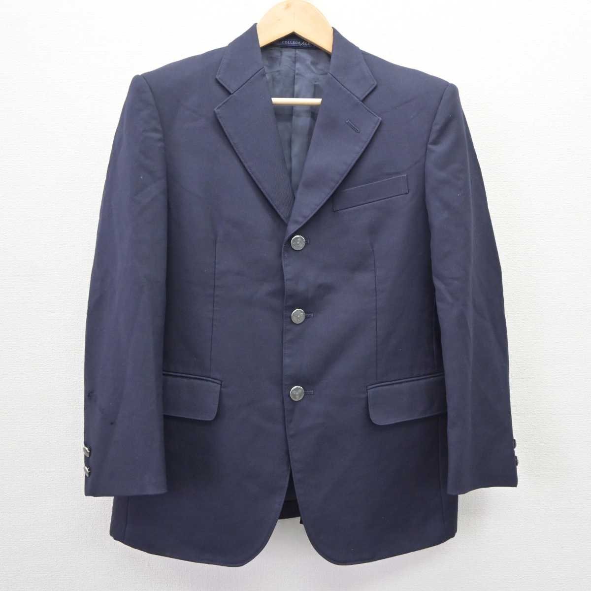 【中古】徳島県 城ノ内中等教育学校 男子制服 2点 (ブレザー・ズボン) sf065589