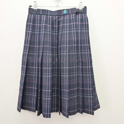 【中古】岐阜県 岐阜聖徳学園高等学校 女子制服 2点 (シャツ・スカート) sf065591