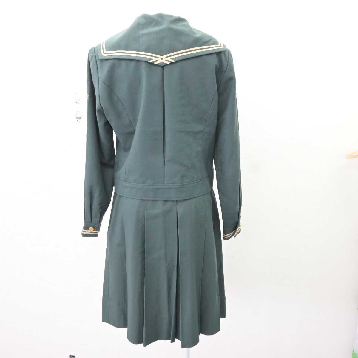 【中古】福島県 須賀川桐陽高等学校 女子制服 5点 (ブレザー・セーラー服・スカート) sf065592