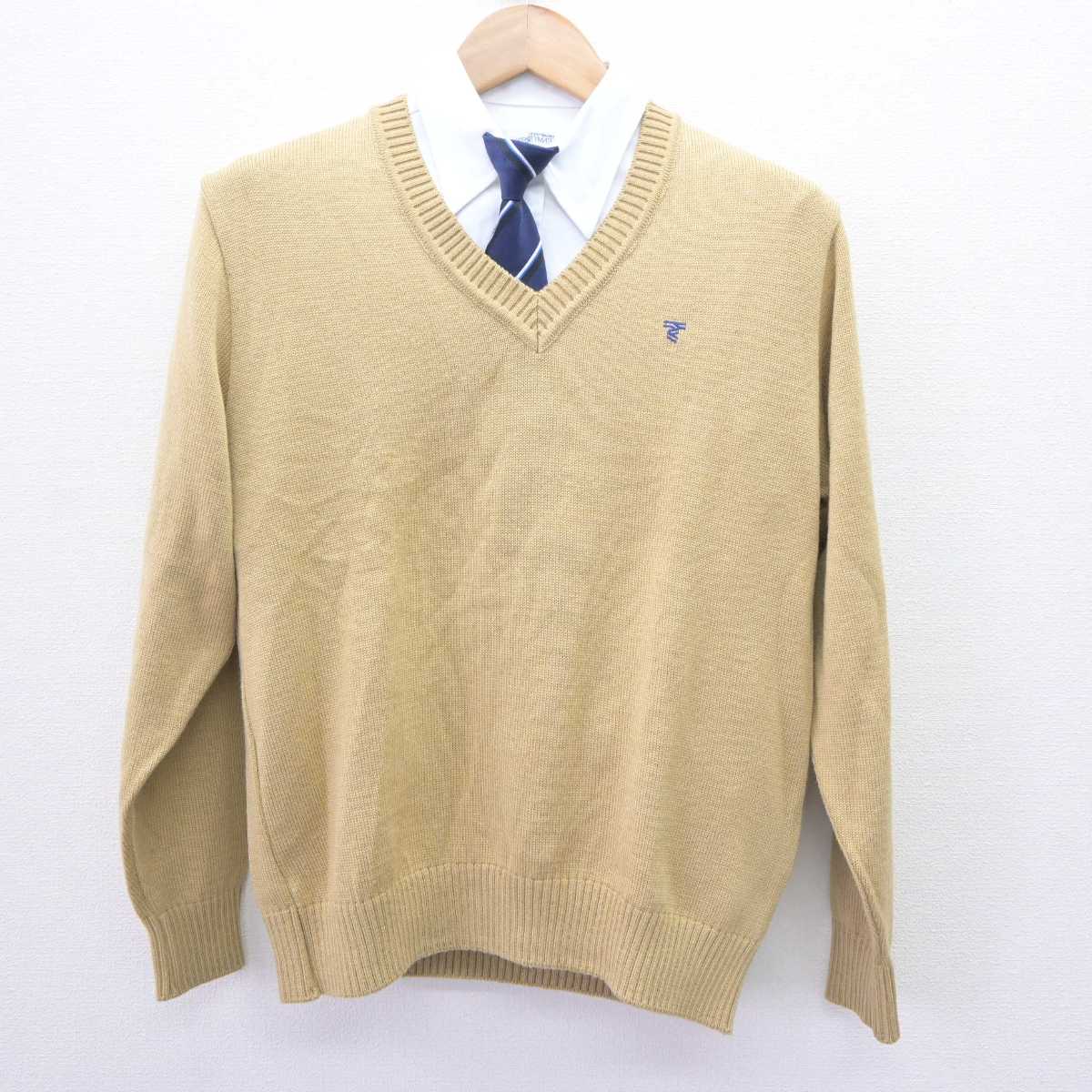 【中古】北海道 東海大学付属札幌高等学校 女子制服 3点 (ニット・シャツ) sf065595