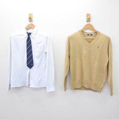 【中古】北海道 東海大学付属札幌高等学校 女子制服 3点 (ニット・シャツ) sf065595