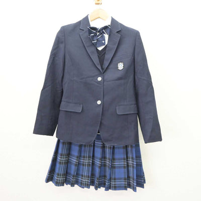 【中古】北海道 東海大学付属札幌高等学校 女子制服 5点 (ブレザー・ニット・シャツ・スカート) sf065598