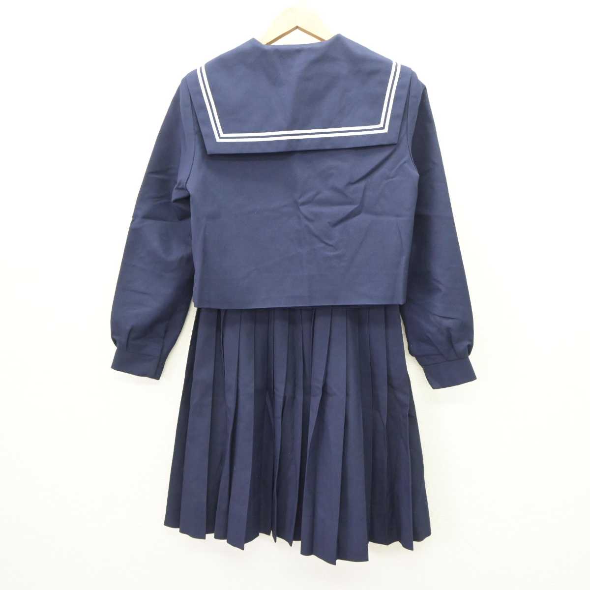 【中古】和歌山県 貴志中学校 女子制服 3点 (セーラー服・スカート) sf065603