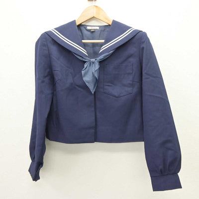 【中古】和歌山県 貴志中学校 女子制服 3点 (セーラー服・スカート) sf065603