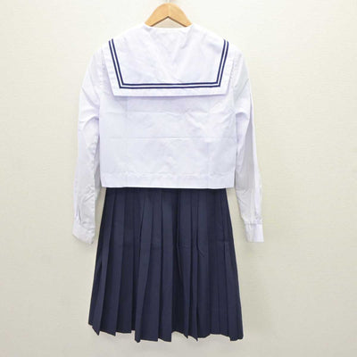 【中古】和歌山県 貴志中学校 女子制服 2点 (セーラー服・スカート) sf065604