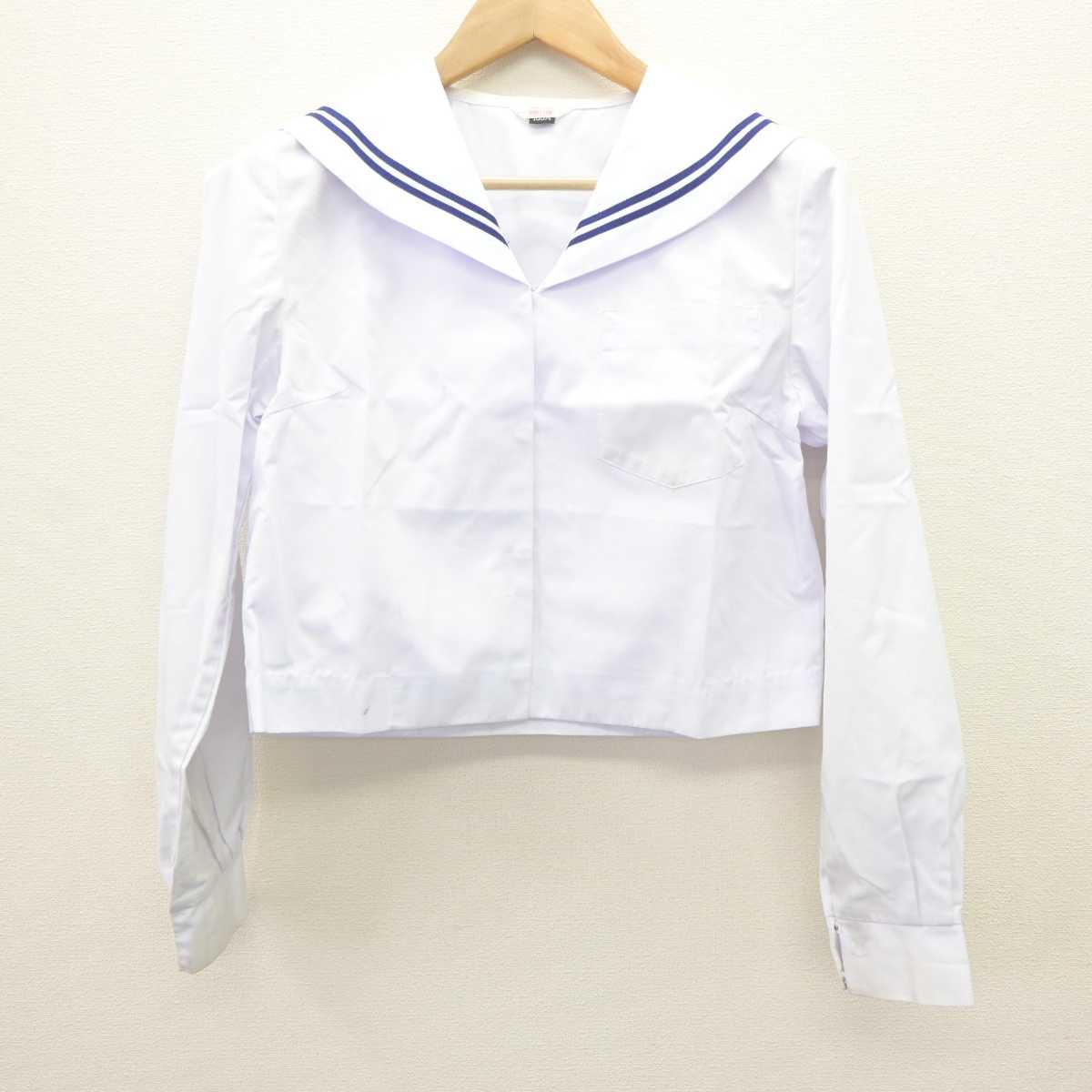 【中古】和歌山県 貴志中学校 女子制服 2点 (セーラー服・スカート) sf065604