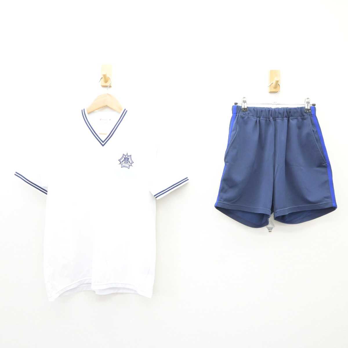 【中古】福岡県 小倉東高等学校 女子制服 2点 (体操服 上・体操服 下) sf065614