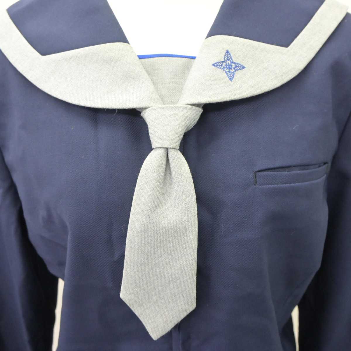 【中古】神奈川県 日本大学高等学校・中学校 女子制服 3点 (ブレザー・ニット・スカート) sf065616