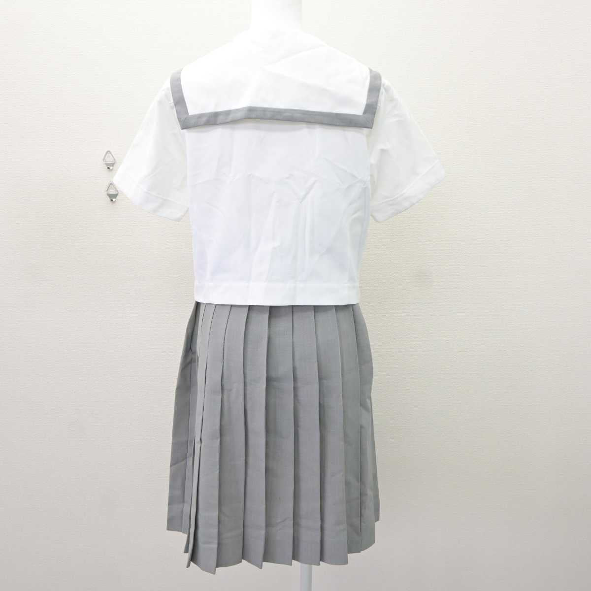 【中古】神奈川県 日本大学高等学校・中学校 女子制服 3点 (セーラー服・スカート) sf065617