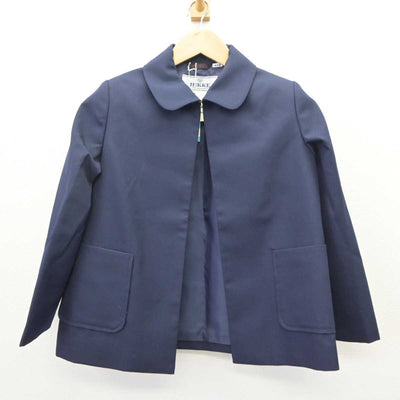 【中古】岡山県 岡北中学校 女子制服 2点 (ブレザー・ジャンパースカート) sf065630