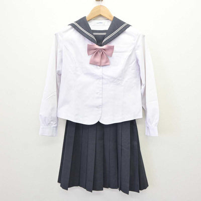 【中古】広島県 瀬戸内高等学校 女子制服 4点 (ブレザー・セーラー服・スカート) sf065642