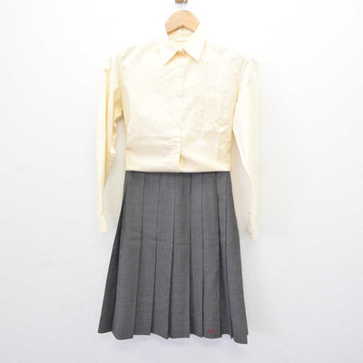 【中古】広島県 安芸府中高等学校 女子制服 4点 (ブレザー・シャツ・スカート) sf065644