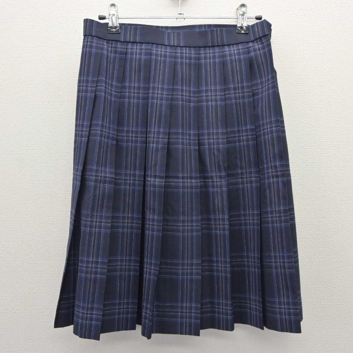 【中古】神奈川県 中央大学附属横浜中学校・高等学校 女子制服 2点 (シャツ・スカート) sf065665