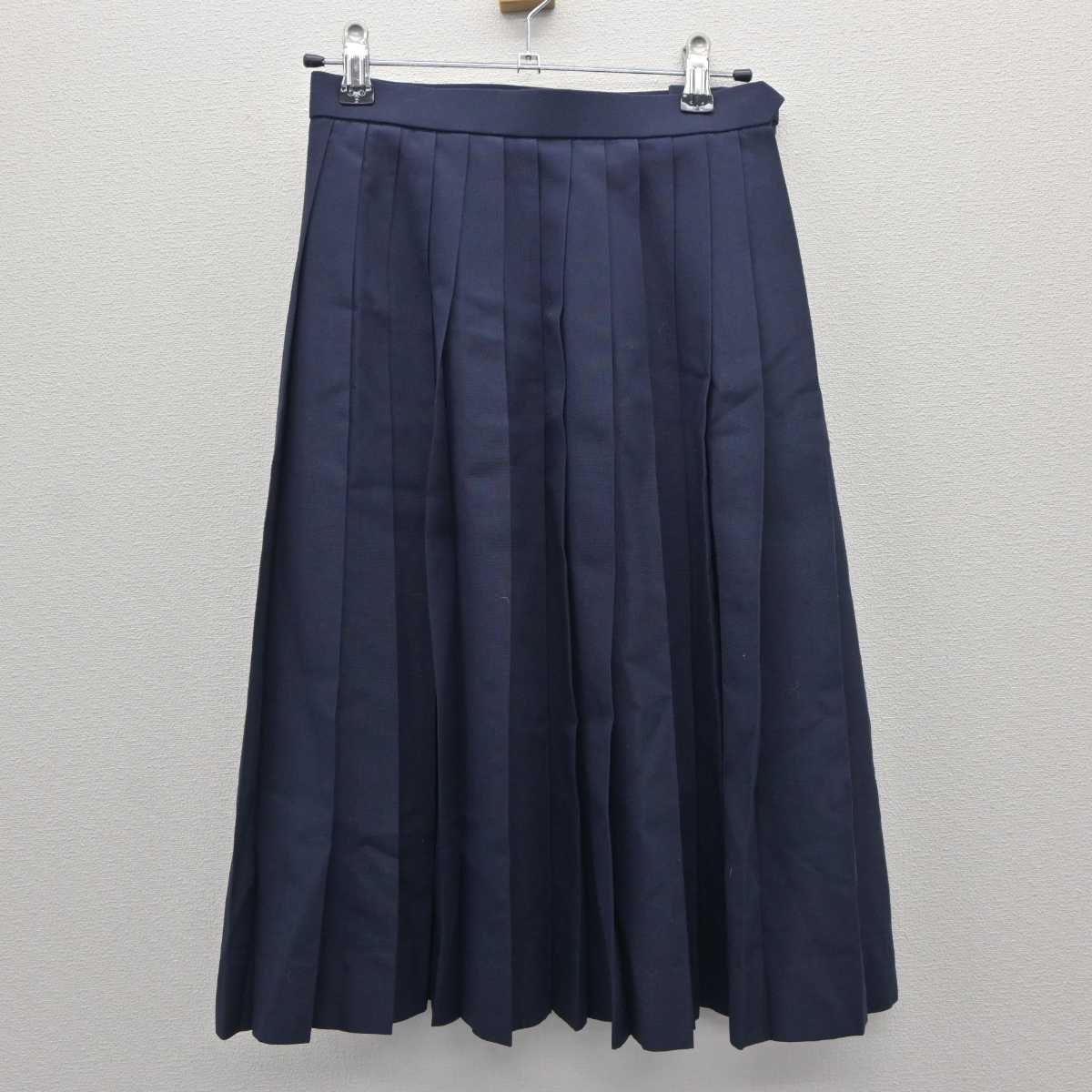 【中古】愛知県 蟹江北中学校 女子制服 3点 (セーラー服・スカート) sf065675