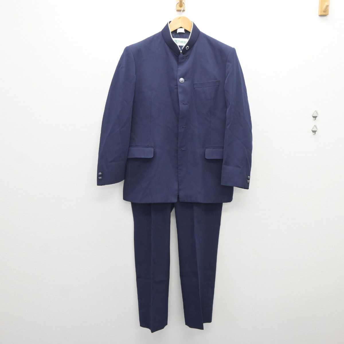 【中古】愛知県 津島東高等学校 男子制服 3点 (学ラン・ズボン) sf065676