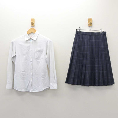 【中古】愛知県 西陵高等学校 女子制服 5点 (ブレザー・ニット・シャツ・スカート) sf065677