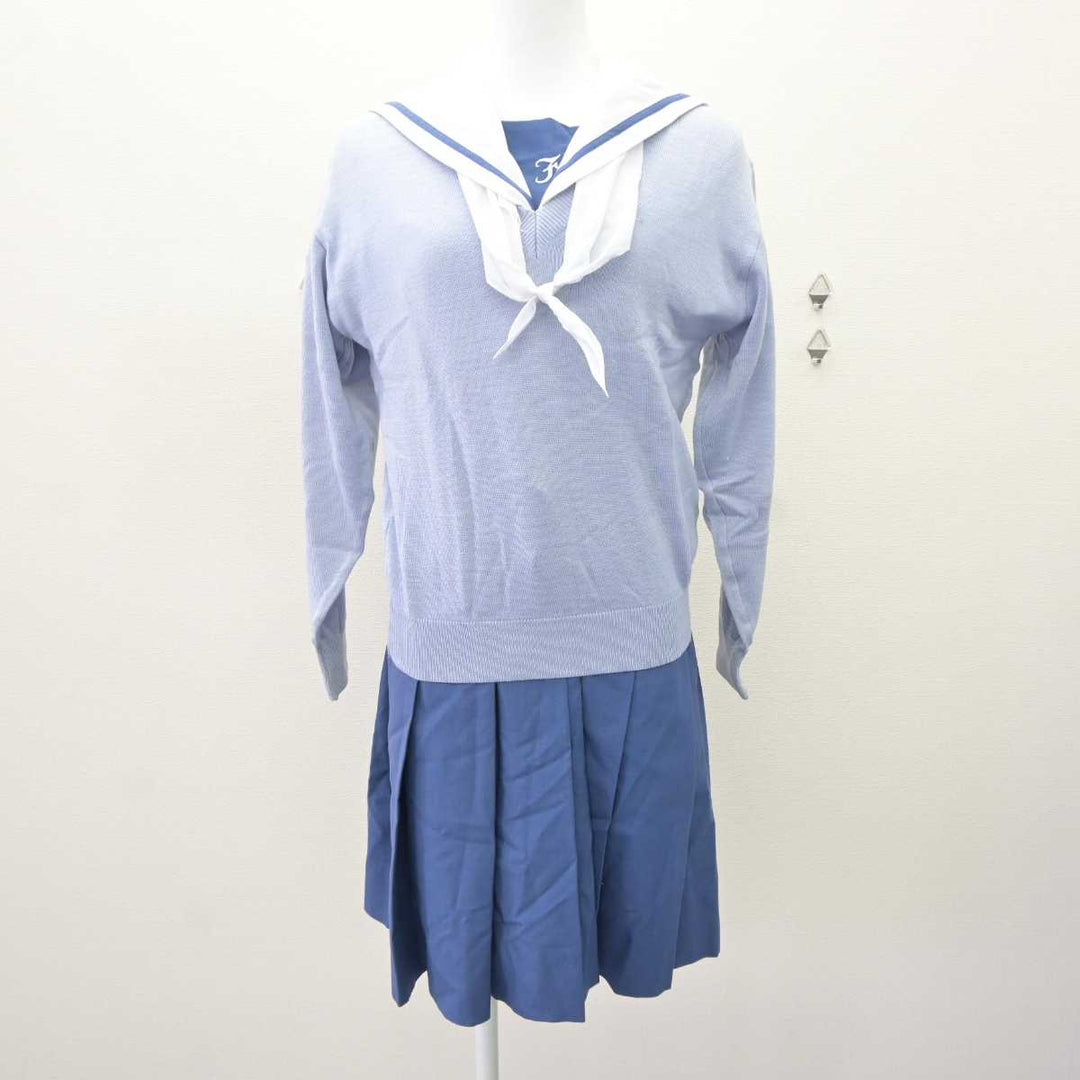 【中古】熊本県 熊本学園大学付属高等学校 女子制服 2点 (ニット・ワンピース) sf065682 | 中古制服通販パレイド