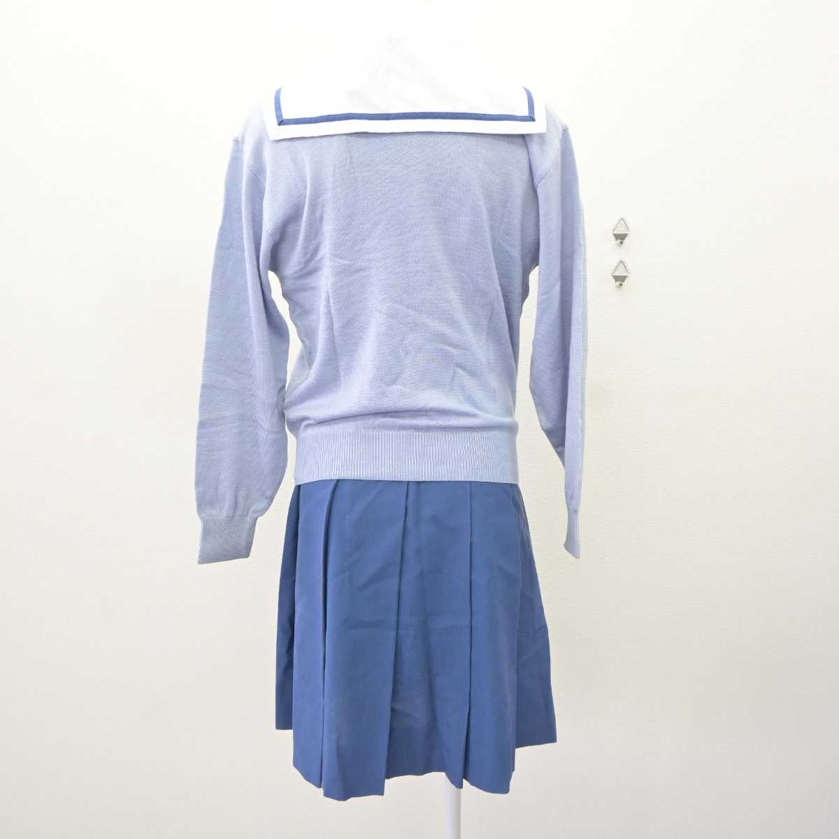 【中古】熊本県 熊本学園大学付属高等学校 女子制服 2点 (ニット・ワンピース) sf065682