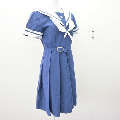 【中古】熊本県 熊本学園大学付属高等学校 女子制服 2点 (ニット・ワンピース) sf065682