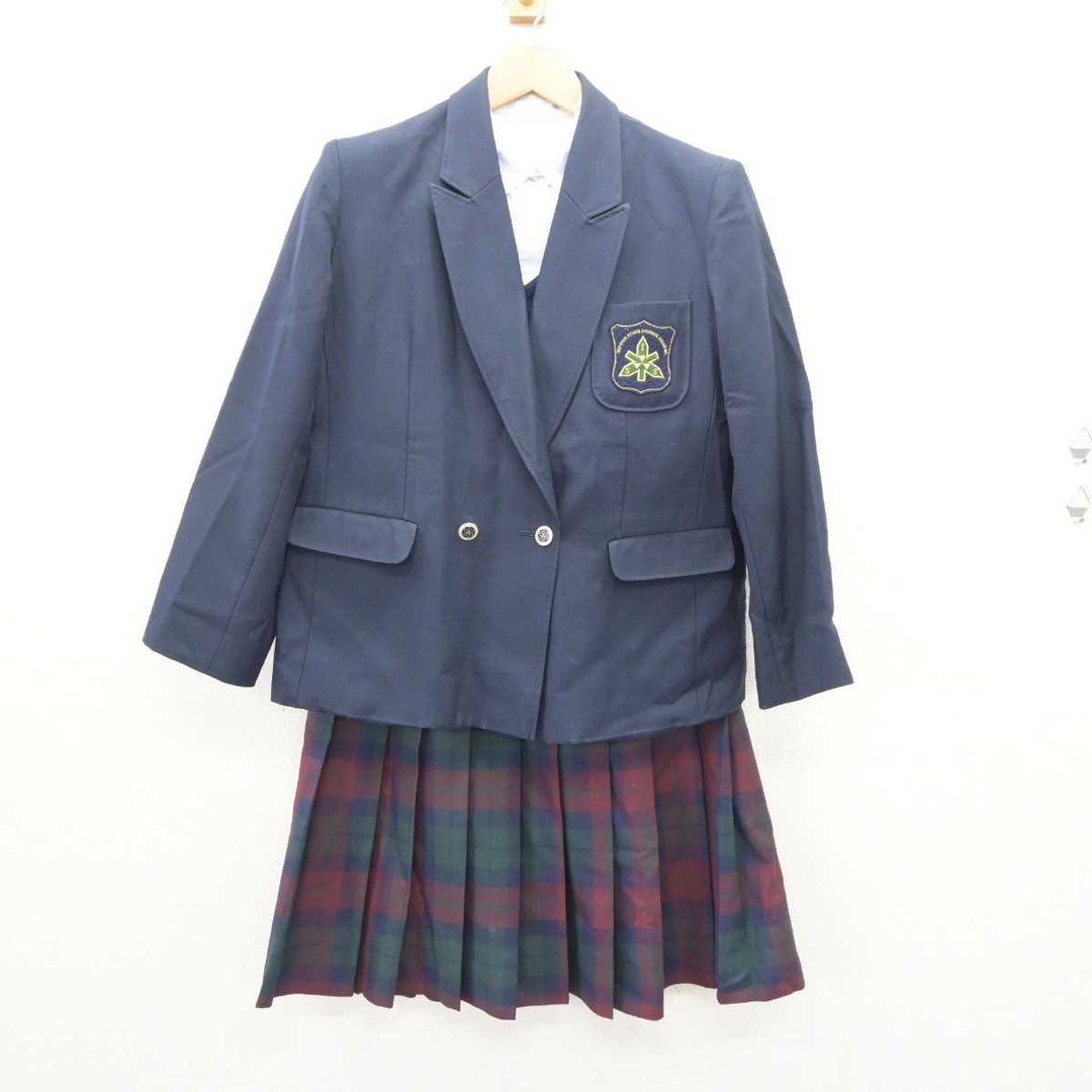 【中古】大分県 情報科学高等学校 女子制服 4点 (ブレザー・ニット・シャツ・スカート) sf065687 | 中古制服通販パレイド