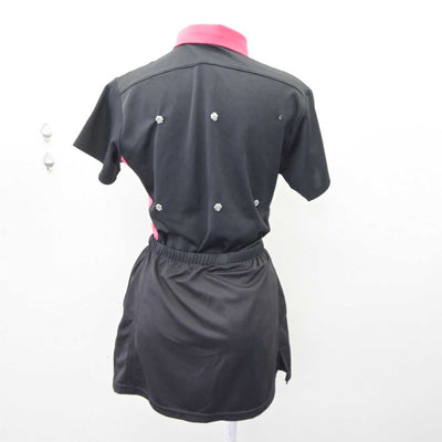 【中古】大阪府 門真西高等学校/テニス部ユニフォーム 女子制服 2点 (部活ユニフォーム 上・部活ユニフォーム 下) sf065701