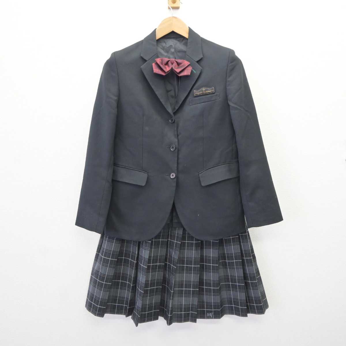 【中古】北海道 東月寒中学校 女子制服 4点 (ブレザー・ベスト・スカート) sf065710