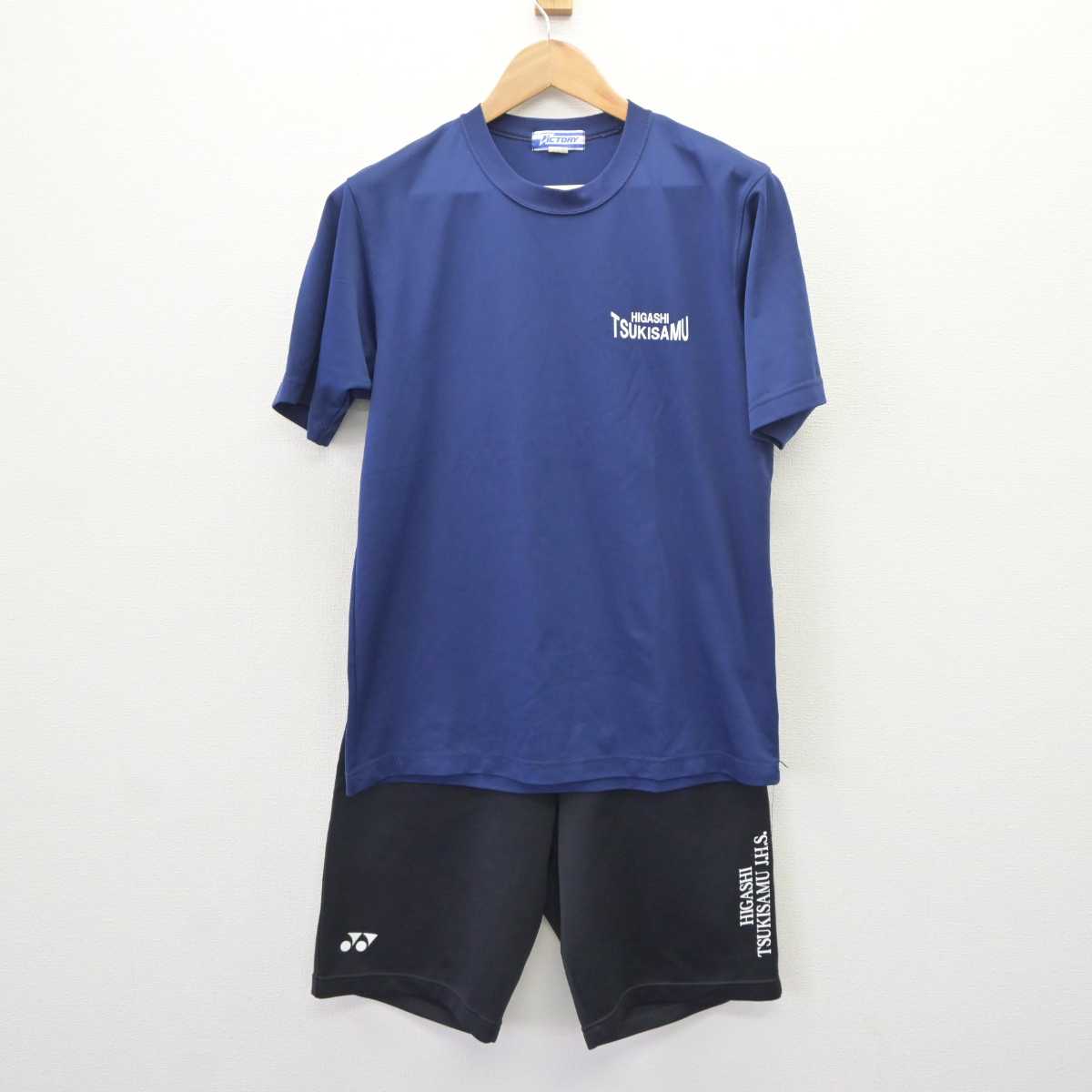 【中古】北海道 東月寒中学校 女子制服 2点 (体操服 上・体操服 下) sf065714