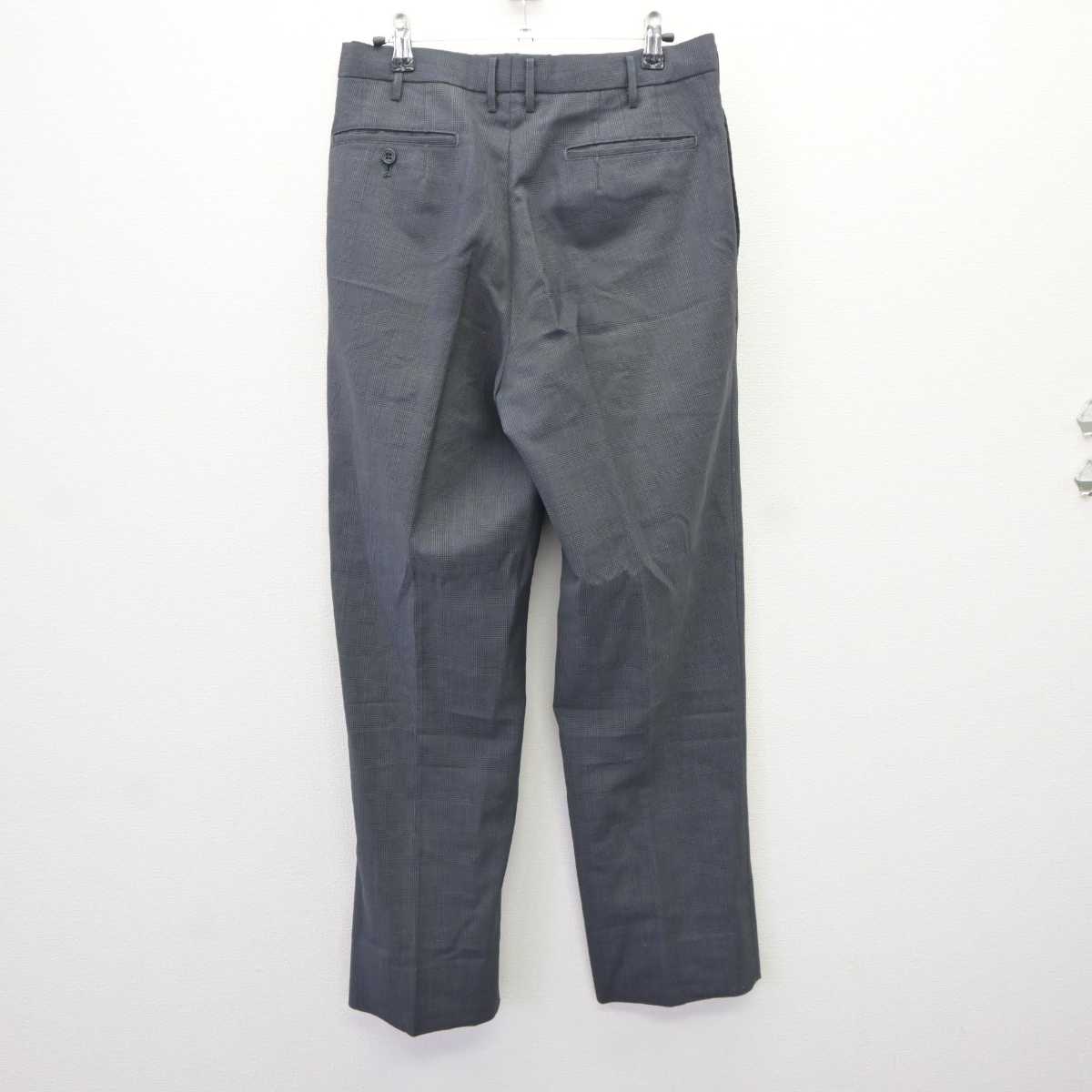 【中古】埼玉県 川口高等学校 男子制服 2点 (ニット・ズボン) sf065716