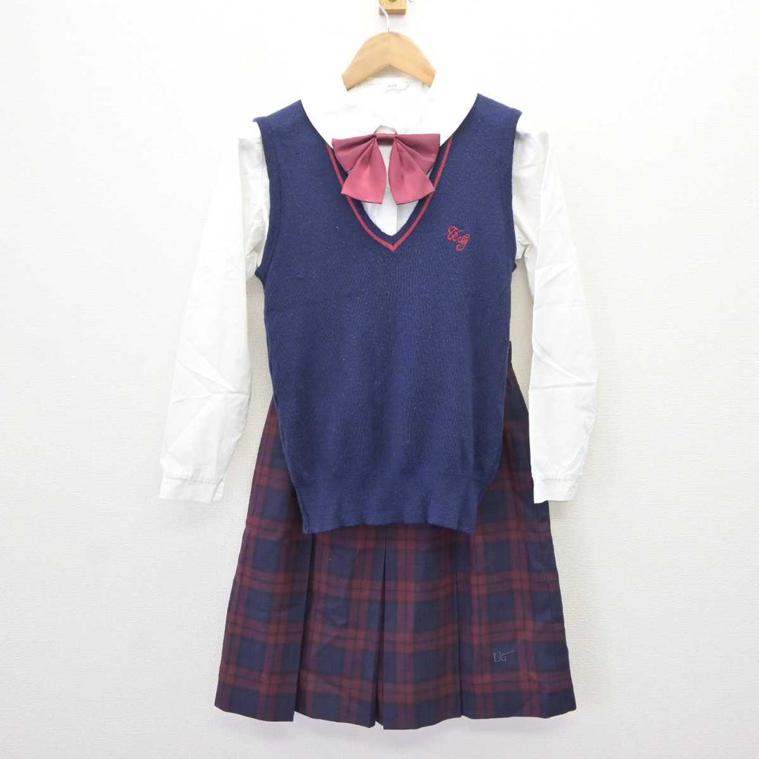 中古】埼玉県 浦和学院高等学校 女子制服 5点 (ブレザー・ニットベスト・シャツ・スカート) sf065717 | 中古制服通販パレイド