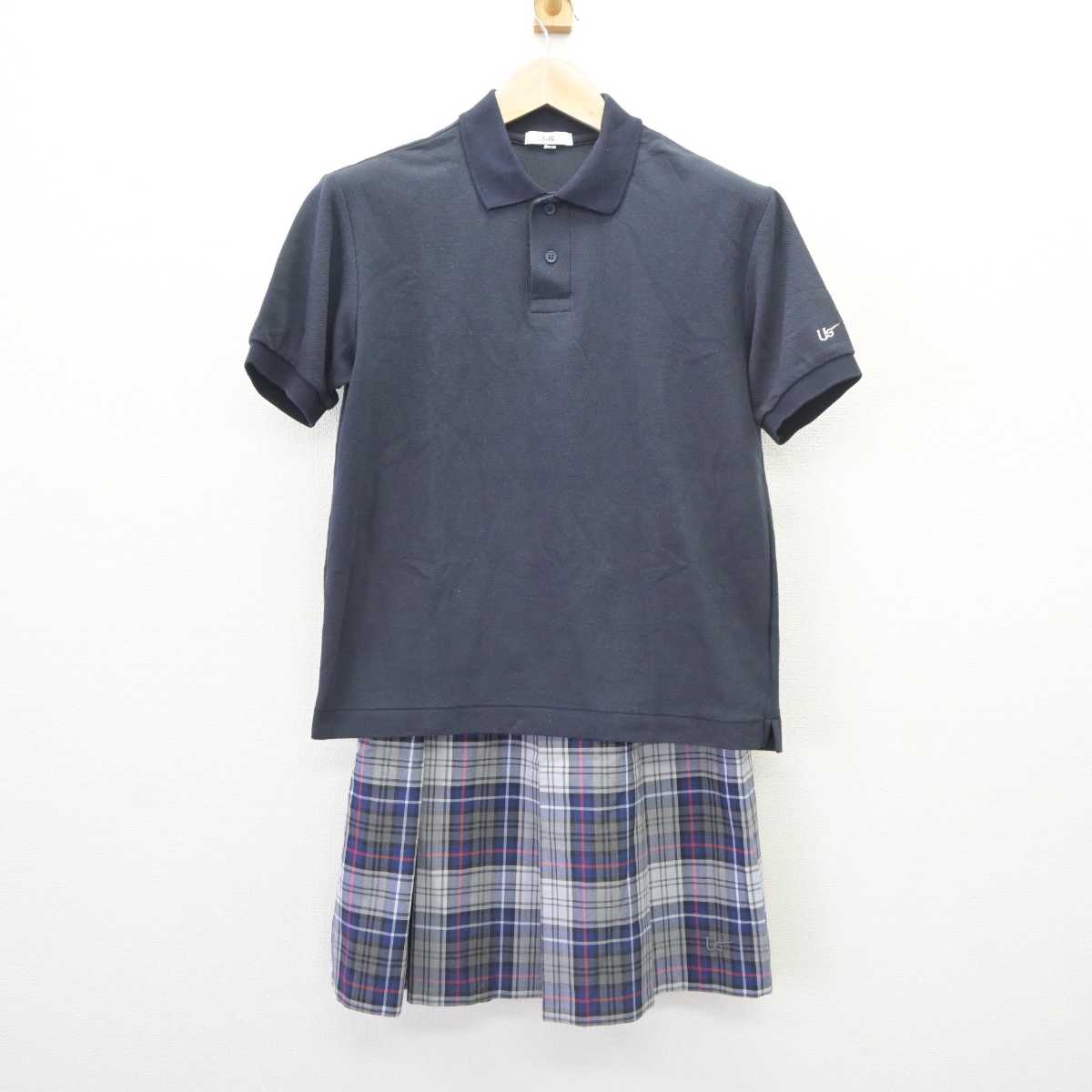 【中古】埼玉県 浦和学院高等学校 女子制服 2点 (シャツ・スカート) sf065719