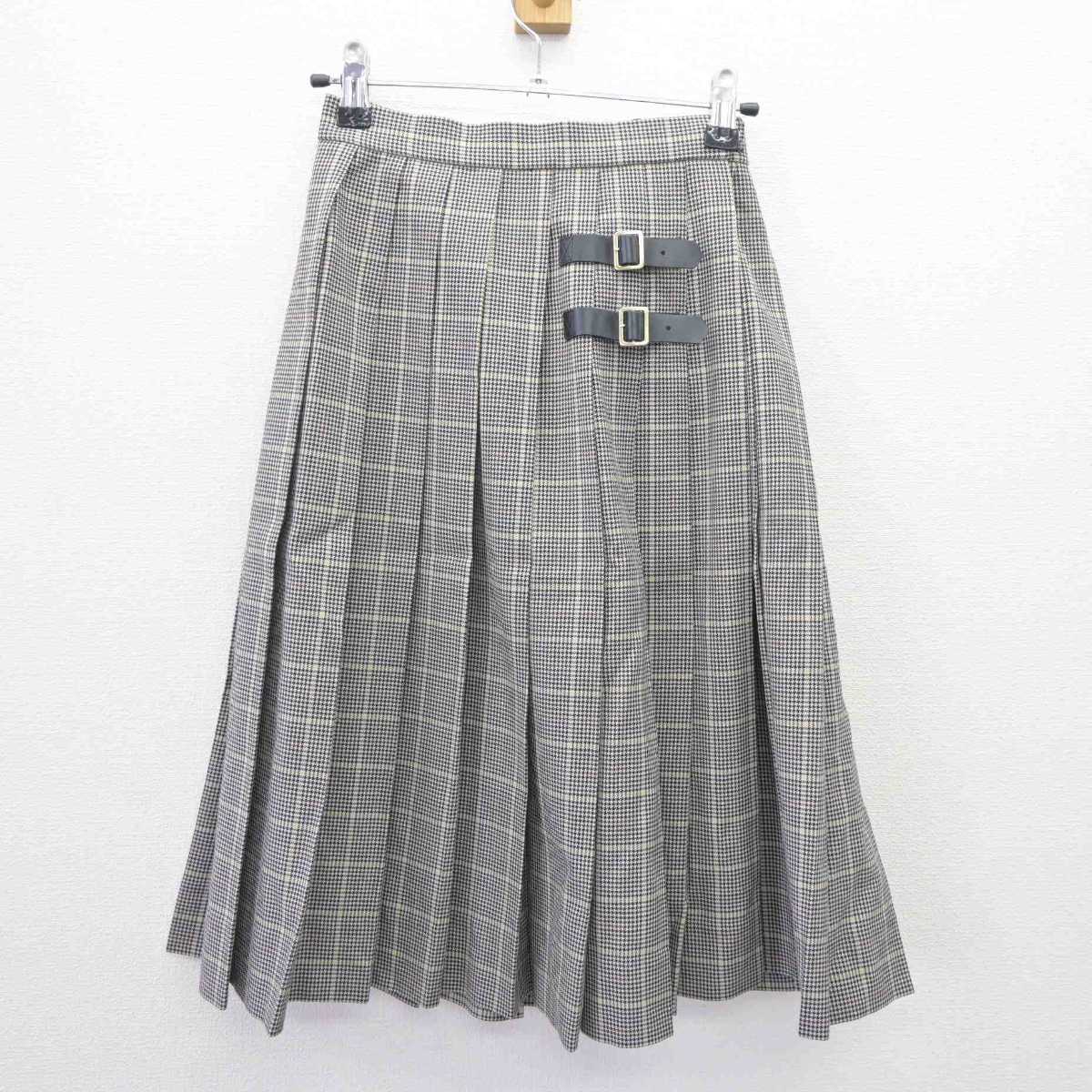 【中古】福岡県 久留米学園高等学校 女子制服 3点 (ブレザー・シャツ・スカート) sf065723