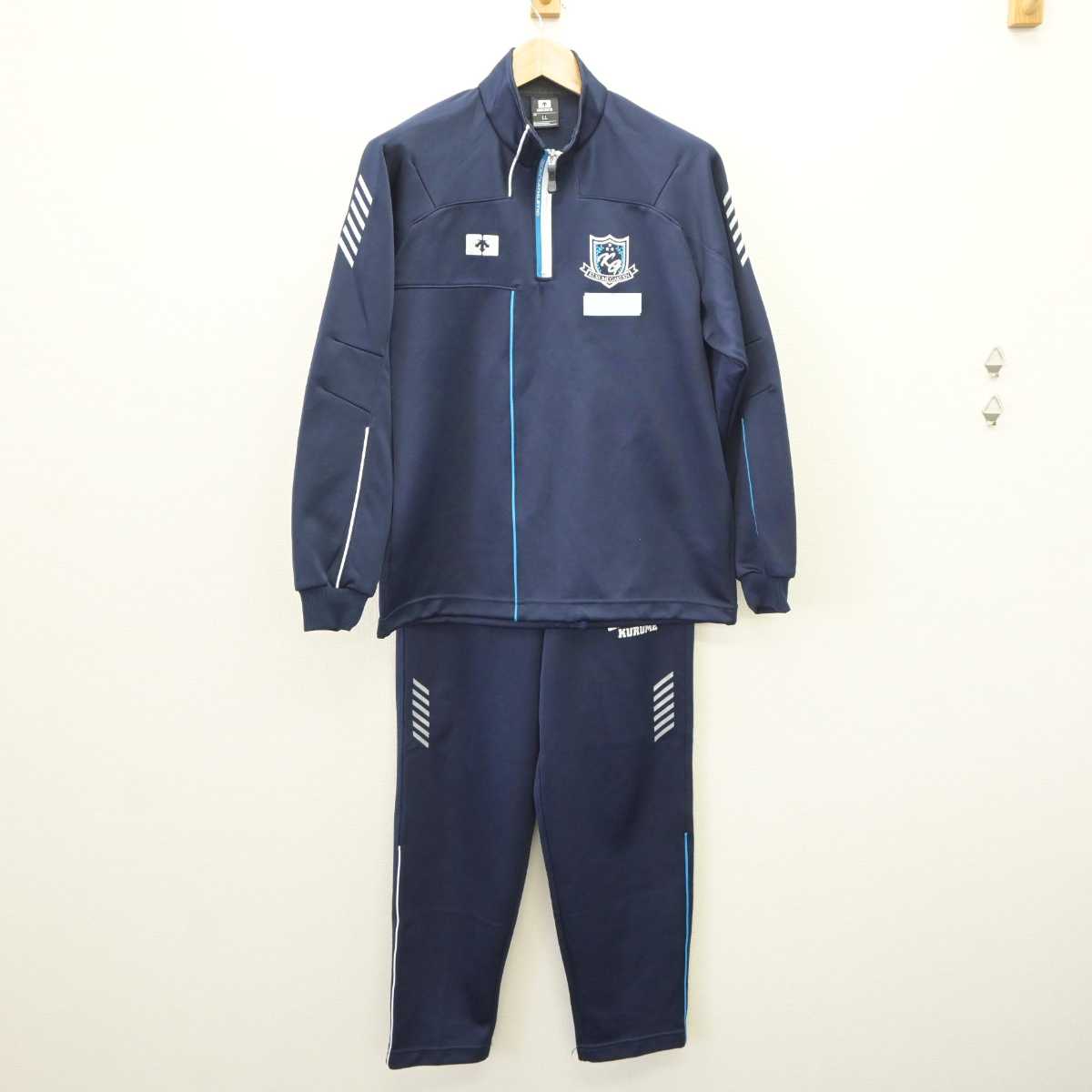 【中古】福岡県 久留米学園高等学校 女子制服 3点 (ジャージ 上・体操服 上・ジャージ 下) sf065726