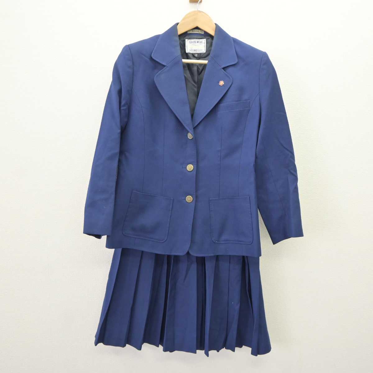 【中古】千葉県 御滝中学校 女子制服 5点 (ブレザー・ベスト・スカート) sf065732