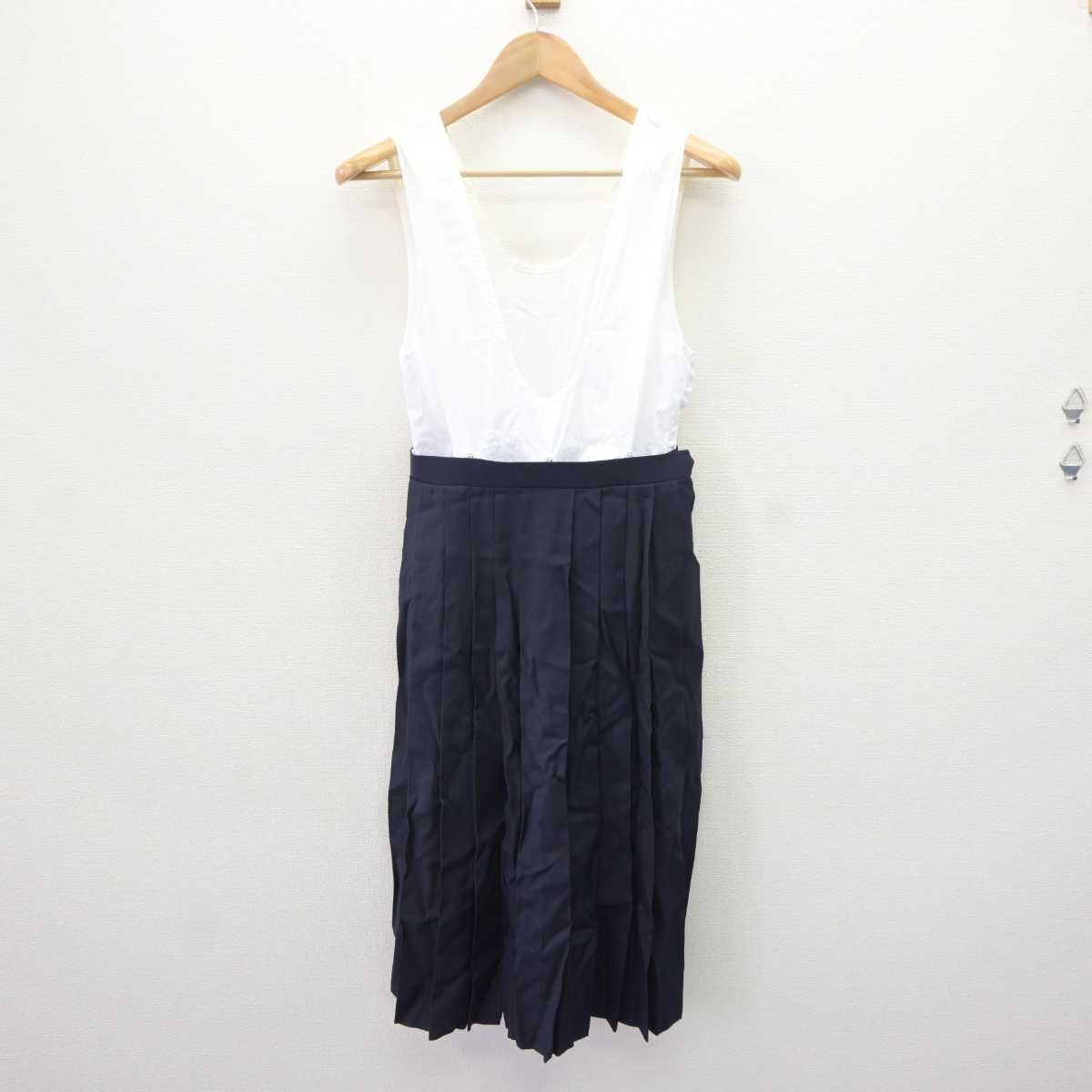 【中古】東京都 大妻中野中学校・高等学校 女子制服 3点 (セーラー服・スカート) sf065737