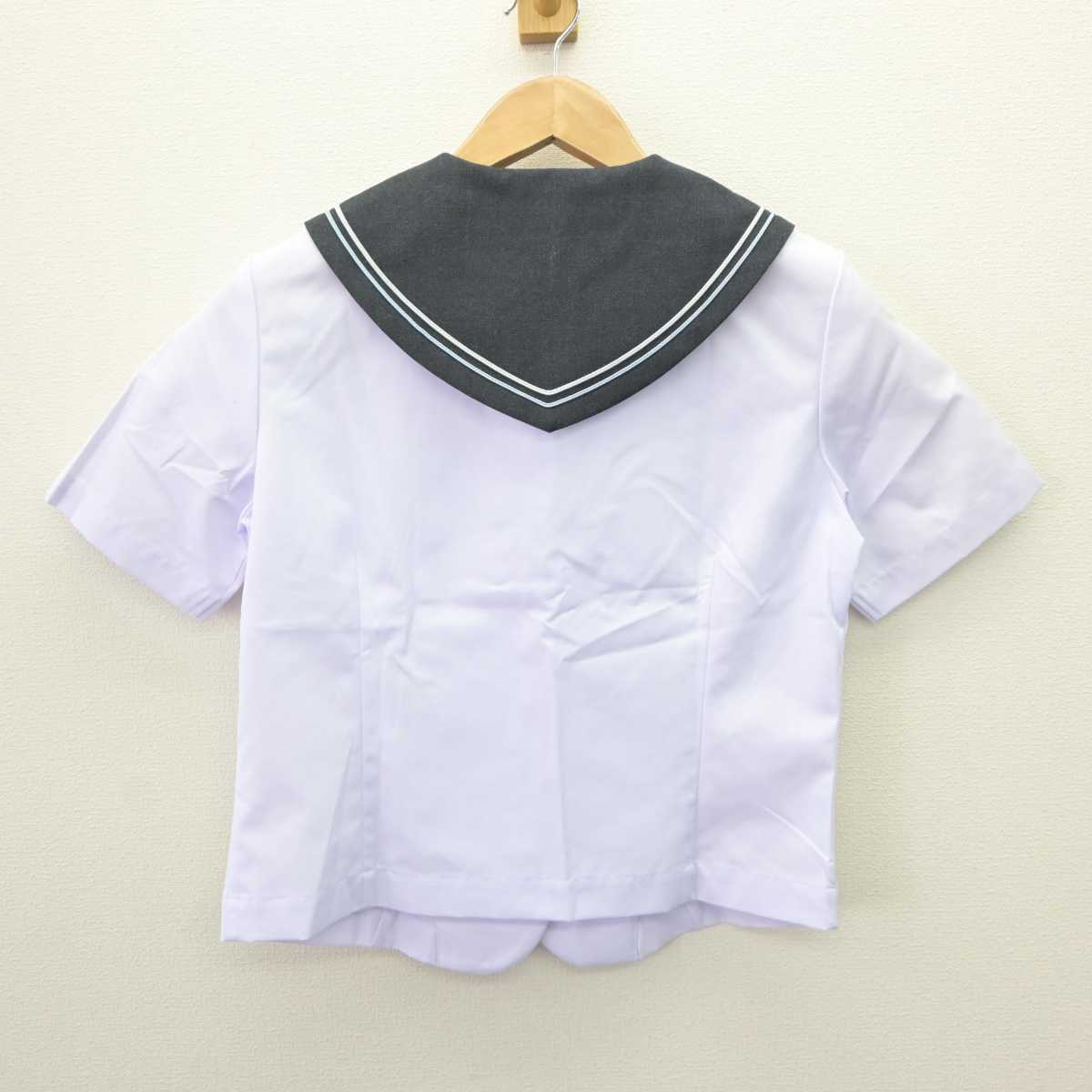 【中古】広島県 広島桜が丘高等学校 女子制服 2点 (セーラー服・スカート) sf065738