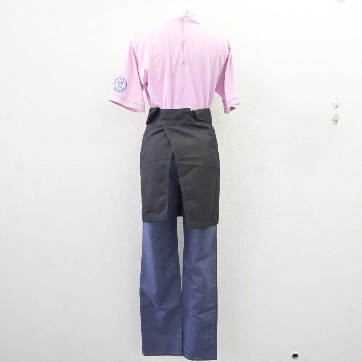 【中古】 サーティーワンアイスクリーム 女子制服 3点 (シャツ・ズボン・エプロン / サロン) sf065741