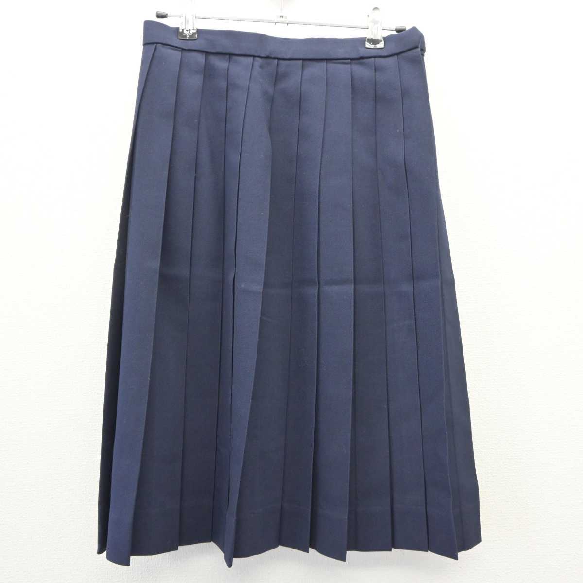 【中古】富山県 雄山高等学校 女子制服 5点 (ブレザー・ベスト・スカート) sf065746