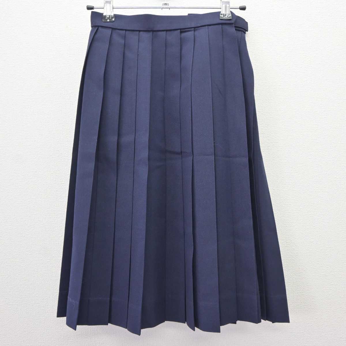 【中古】富山県 雄山高等学校 女子制服 2点 (シャツ・スカート) sf065747